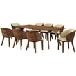 Meridian Furniture Glenwood Khaki Vegan Leather Dining Chair (Set of 2)