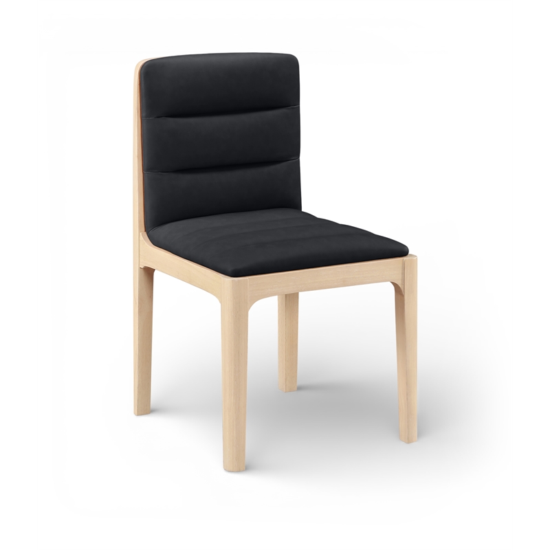 Meridian Furniture Ellis Black Vegan Leather Dining Chair (Set of 2)