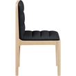 Meridian Furniture Ellis Black Vegan Leather Dining Chair (Set of 2)