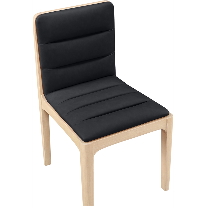 Meridian Furniture Ellis Black Vegan Leather Dining Chair (Set of 2)