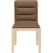 Meridian Furniture Ellis Brown Vegan Leather Dining Chair (Set of 2)