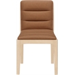 Meridian Furniture Ellis Cognac Vegan Leather Dining Chair (Set of 2)