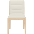 Meridian Furniture Ellis Cream Vegan Leather Dining Chair (Set of 2)