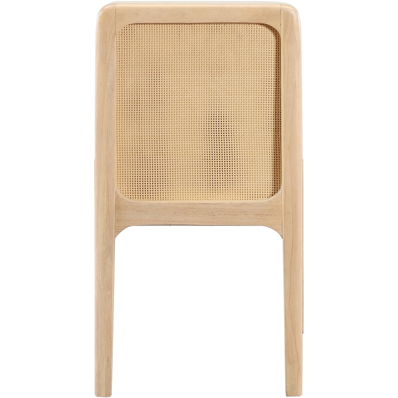 Meridian Furniture Ellis Cream Vegan Leather Dining Chair (Set of 2)