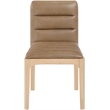 Meridian Furniture Ellis Tan Vegan Leather Dining Chair (Set of 2)