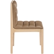 Meridian Furniture Ellis Tan Vegan Leather Dining Chair (Set of 2)
