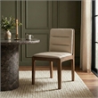 Meridian Furniture Ellis Beige Vegan Leather Dining Chair (Set of 2)