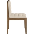 Meridian Furniture Ellis Beige Vegan Leather Dining Chair (Set of 2)