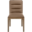 Meridian Furniture Ellis Brown Vegan Leather Dining Chair (Set of 2)