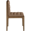 Meridian Furniture Ellis Brown Vegan Leather Dining Chair (Set of 2)
