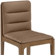 Meridian Furniture Ellis Brown Vegan Leather Dining Chair (Set of 2)