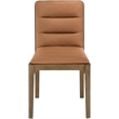 Meridian Furniture Ellis Cognac Vegan Leather Dining Chair (Set of 2)