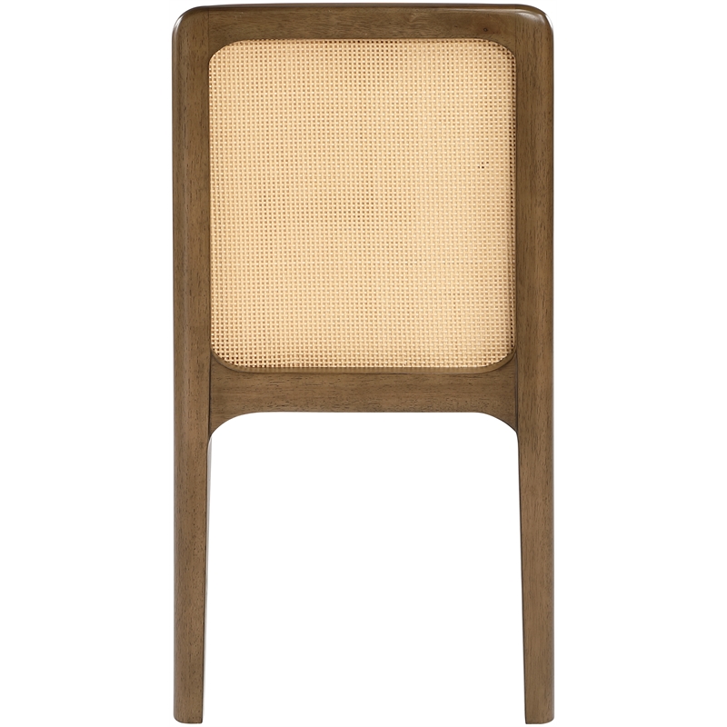 Meridian Furniture Ellis Cognac Vegan Leather Dining Chair (Set of 2)