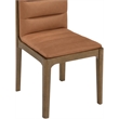 Meridian Furniture Ellis Cognac Vegan Leather Dining Chair (Set of 2)