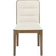 Meridian Furniture Ellis Cream Vegan Leather Dining Chair (Set of 2)