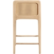 Meridian Furniture Ellis Black Vegan Leather Counter Stool (Set of 2)