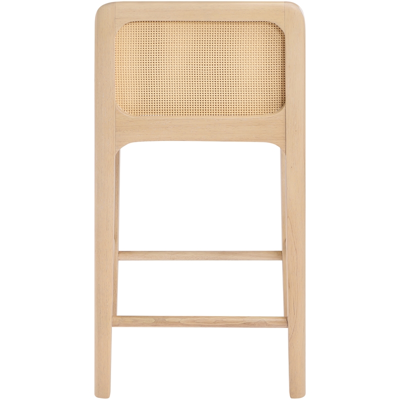 Meridian Furniture Ellis Tan Vegan Leather Counter Stool (Set of 2)