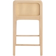 Meridian Furniture Ellis Tan Vegan Leather Counter Stool (Set of 2)