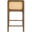 Meridian Furniture Ellis Cream Vegan Leather Counter Stool (Set of 2)
