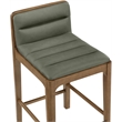 Meridian Furniture Ellis Green Vegan Leather Counter Stool (Set of 2)