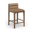 Meridian Furniture Ellis Tan Vegan Leather Counter Stool (Set of 2)