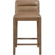 Meridian Furniture Ellis Tan Vegan Leather Counter Stool (Set of 2)