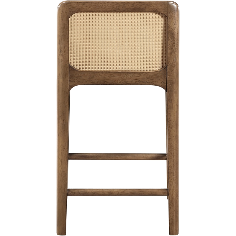 Meridian Furniture Ellis Tan Vegan Leather Counter Stool (Set of 2)