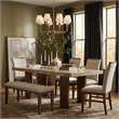 Meridian Furniture Ananda Beige Fabric Upholstered Bench