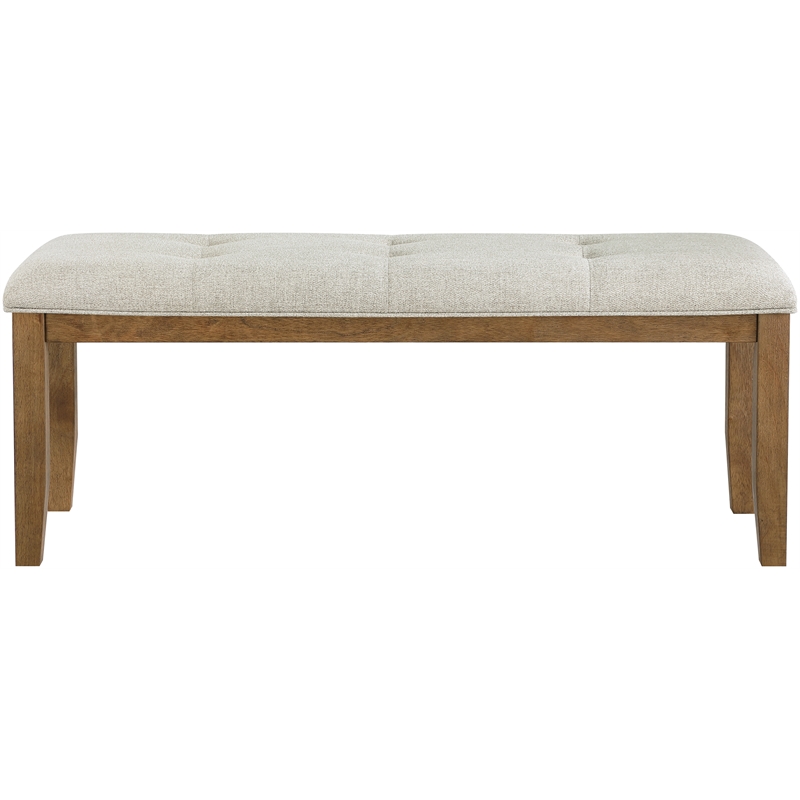 Meridian Furniture Ananda Beige Fabric Upholstered Bench