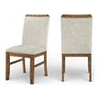 Meridian Furniture Ananda Beige Fabric Upholstered Dining Chair (Set of 2)