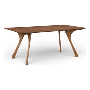 Meridian Furniture Glenwood 71&quot Brown Solid Wood And Veneer Dining Table