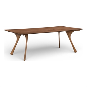 Meridian Furniture Glenwood 86.75&quot Brown Solid Wood And Veneer Dining Table