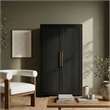 Meridian Furniture Vana Black Solid Wood Storage Cabinet