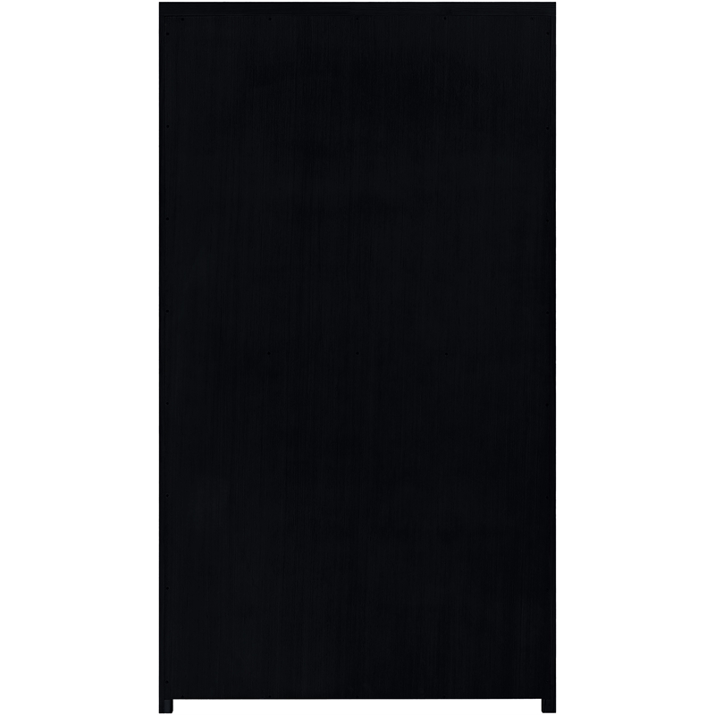 Meridian Furniture Vana Black Solid Wood Storage Cabinet