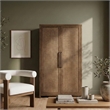Meridian Furniture Vana Brown Solid Wood Storage Cabinet