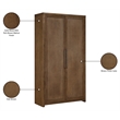 Meridian Furniture Vana Brown Solid Wood Storage Cabinet