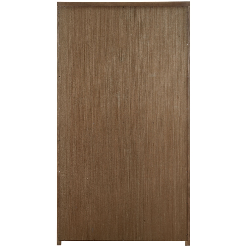 Meridian Furniture Vana Brown Solid Wood Storage Cabinet