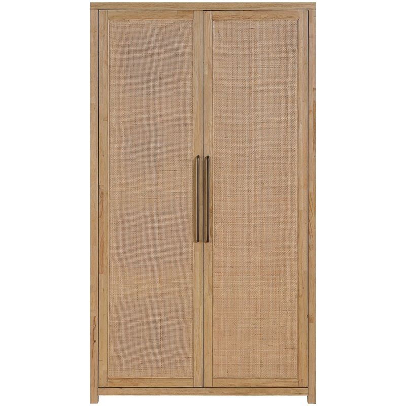 Meridian Furniture Vana Natural Solid Wood Storage Cabinet