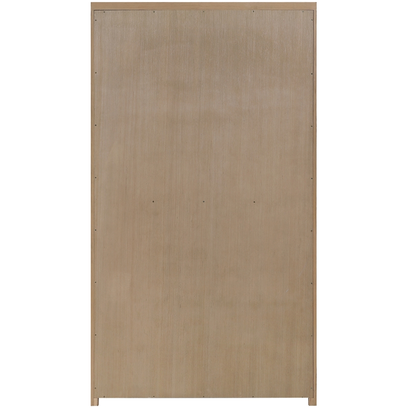 Meridian Furniture Vana Natural Solid Wood Storage Cabinet