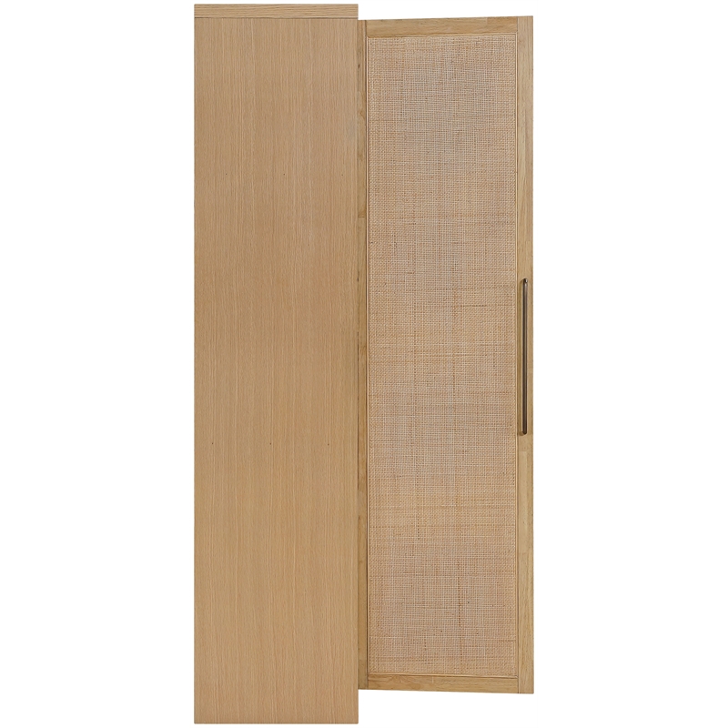 Meridian Furniture Vana Natural Solid Wood Storage Cabinet