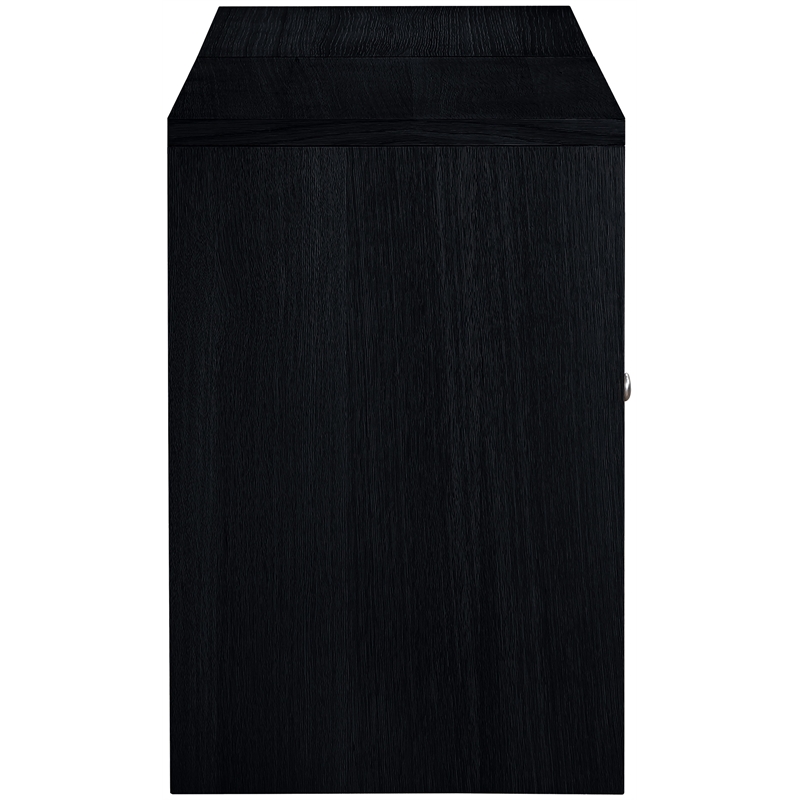 Meridian Furniture Vero Black Solid Wood And Oak Veneer 2pc. Sideboard/Buffet