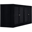 Meridian Furniture Vero Black Solid Wood And Oak Veneer 2pc. Sideboard/Buffet