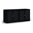 Meridian Furniture Vero Black Solid Wood And Oak Veneer 2pc. Sideboard/Buffet