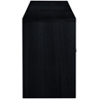Meridian Furniture Vero Black Solid Wood And Oak Veneer 3pc. Sideboard/Buffet