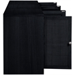 Meridian Furniture Vero Black Solid Wood And Oak Veneer 3pc. Sideboard/Buffet