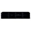 Meridian Furniture Vero Black Solid Wood And Oak Veneer 4pc. Sideboard/Buffet