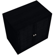 Meridian Furniture Vero Black Solid Wood And Oak Veneer Sideboard/Buffet