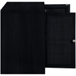 Meridian Furniture Vero Black Solid Wood And Oak Veneer Sideboard/Buffet