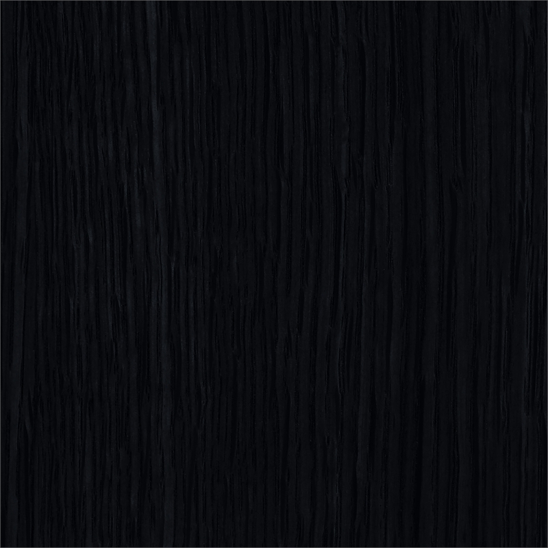 Meridian Furniture Vero Black Solid Wood And Oak Veneer Sideboard/Buffet