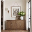 Meridian Furniture Vero Brown Solid Wood And Oak Veneer 2pc. Sideboard/Buffet